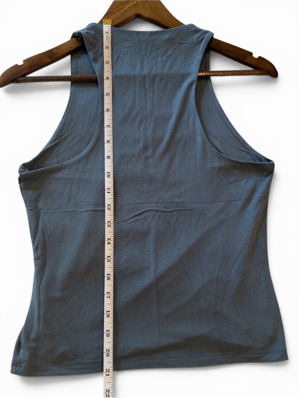 bohme Slate Blue Ribbed Tank Top - Picture 5 of 5